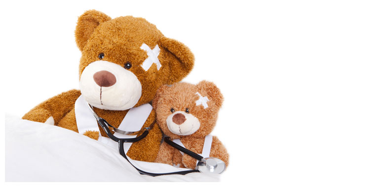 Mit der Barmenia Krankenzusatzversicherung geht es auch Ihrer Teddybärenfamilie gut
