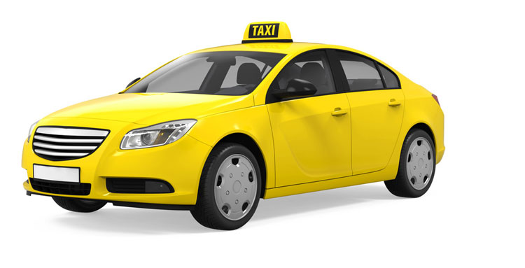 Mit der xxv24 Taxiversicherung ist das gelbe Taxi top abgesichert